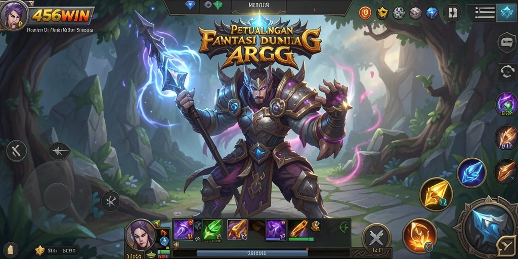 Tampilan gameplay seru dalam dunia petualangan ARPG 456WIN.