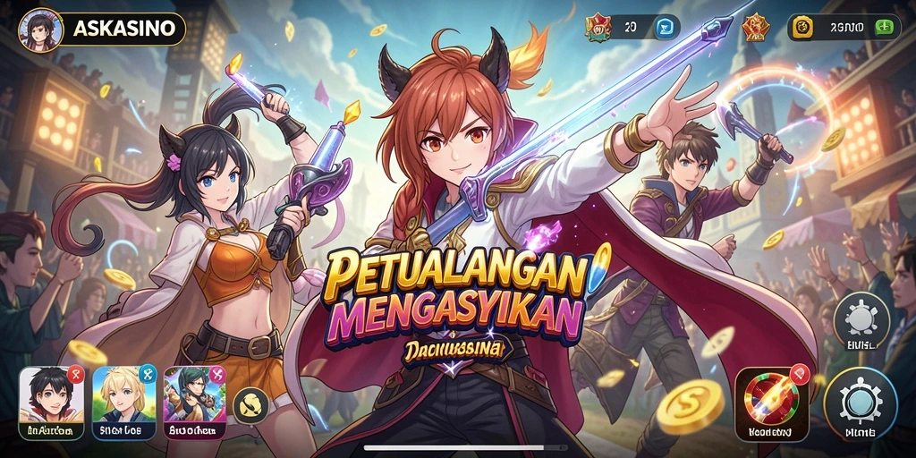 Gameplay seru dan karakter Anime yang menarik.