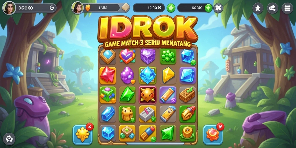 Tampilan gameplay IDROK yang seru dan interaktif.