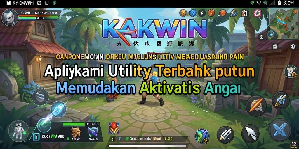Tampilan antarmuka KAKWIN yang sederhana dan efektif untuk pengaturan Utility.