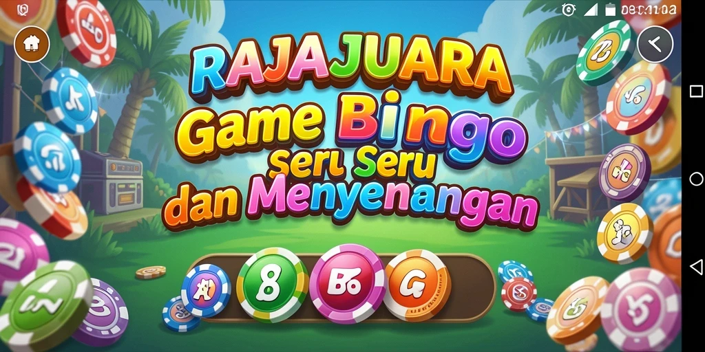 Tampilan menarik dari gameplay Bingo RAJAJUARA yang seru.
